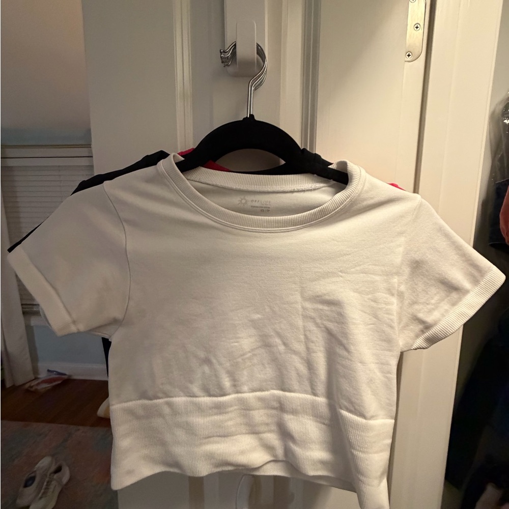 Aerie Cropped White top